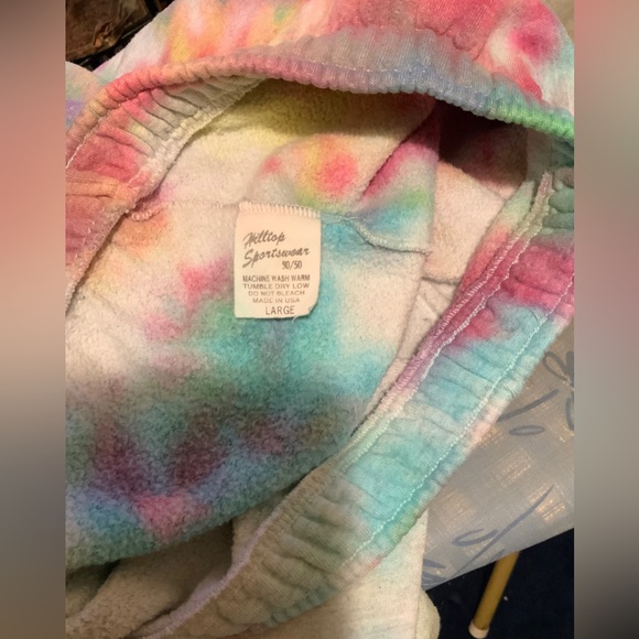 VINTAGE TIE DYE SWEAT PANTS. USA - Picture 8 of 10